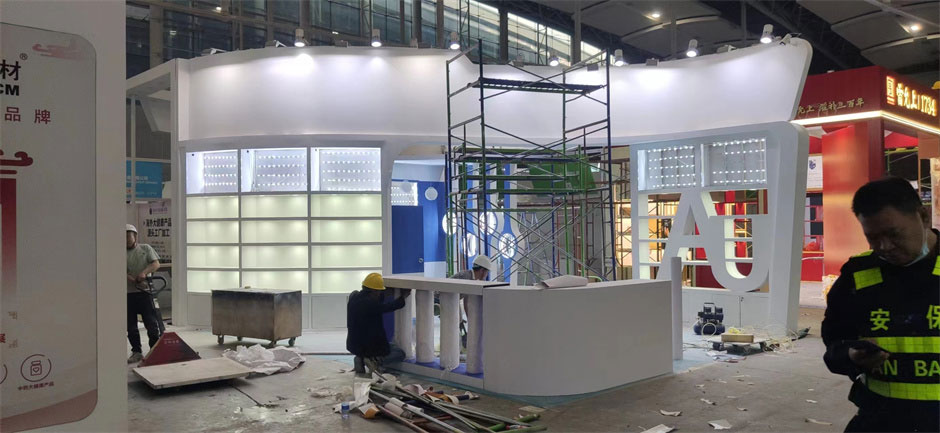 澳克羅健展覽展臺(tái)搭建現(xiàn)場